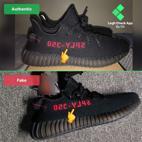 adidas yeezy bred real vs fake|yeezy knockoff.